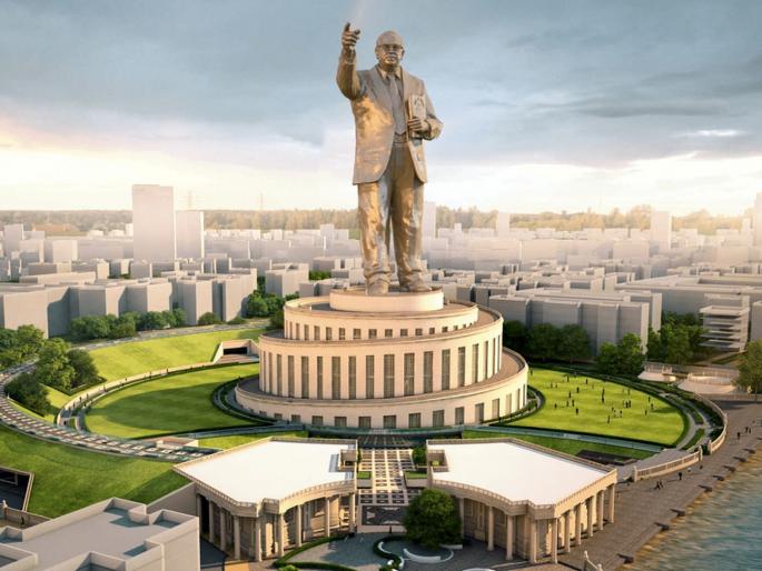 The statue of Dr. Babasaheb Ambedkar will be increased by 100 feet | डॉ. बाबासाहेब आंबेडकर यांच्या पुतळ्याची उंची 100 फुटांनी वाढविणार The statue of Dr. Babasaheb Ambedkar will be increased by 100 feet | डॉ. बाबासाहेब आंबेडकर यांच्या पुतळ्याची उंची 100 फुटांनी वाढविणार