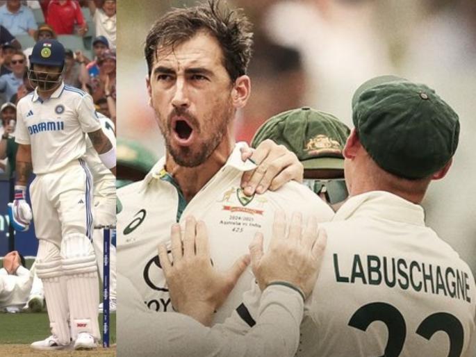 Australia vs India, 2nd Test Day 1 IND 82 For 4 At Lunch Mitchell Starc Boland pull AUS back into the contest with quick wickets | पहिल्या सेशनमध्ये स्टार्कचा जलवा; टीम इंडियाच्या आघाडीच्या फलंदाजांनी टाकली नांगी