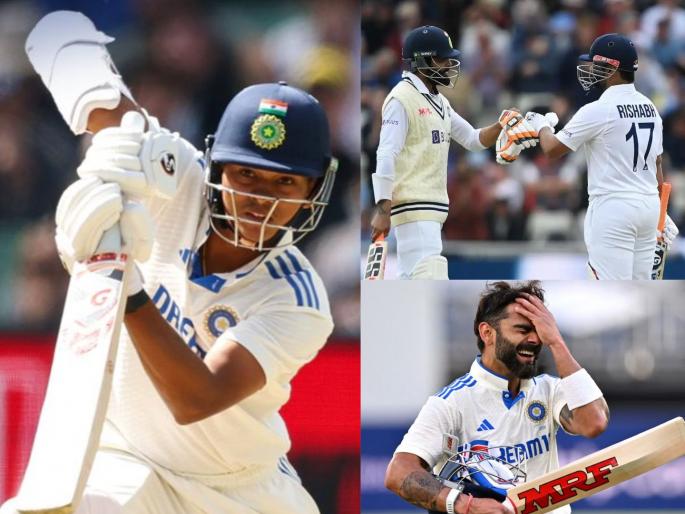 Australia vs India, 4th Test Day 2 Stumps IND 164 After 5 Wicket Loss trails AUS by 310 runs Rishab Pant Jadeja at crease after brief collapse | AUS vs IND, 4th Test Day 2 Stumps : १६४ धावांत टीम इंडियाचा अर्धा संघ तंबूत, पंत-जड्डूवर आस