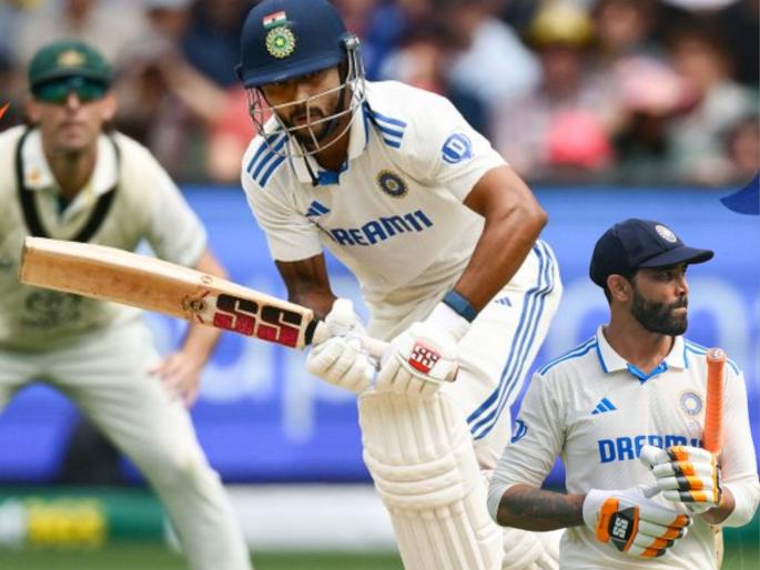 Australia vs India 4th Test Day 3 Lunch After Rishabh Pant India lose Ravindra Jadeja Wicket Nitish Reddy Nears 50 But Follow-On Scare Still Looms Over India | AUS vs IND : तिसऱ्या दिवसातील पहिल्या सत्रातही ऑस्ट्रेलियाची हवा; पुन्हा Nitish Reddy वर नजरा