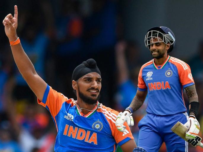 Arshdeep Singh Took Fifer Including Wickets Of Suryakumar Yadav Shreyas Iyer Prabhsimran Singh Not Out 150 Prabhsimran Singh Punjab won by 8 wkts Agains Mumbai In Vijay Hazare Trophy | सिंग इज किंग! अर्शदीपचा 'पंजा'; सूर्यकुमार यादवच्या पदरी 'भोपळा'; त्याच्यासमोर श्रेयसही नाही टिकला