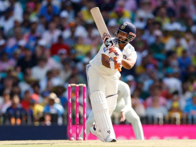 Australia vs India 5th Test Rishabh Pant Fastest Fifty At Sydney Cricket Ground | रिषभपंती!!! मनी नाही टेस्टमध्ये 'नापास' होण्याची भीती; भाऊनं टी-२० स्टाइलमध्ये ठोकली 'फिफ्टी'