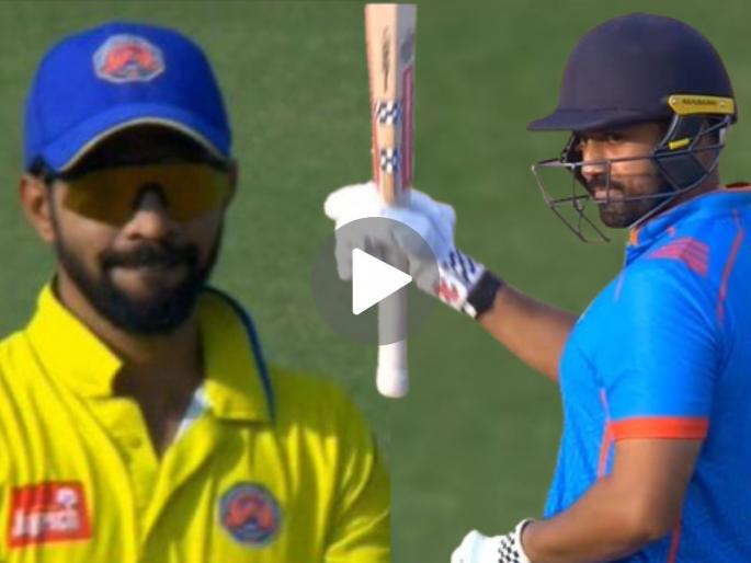 Karun Nair finished the innings off in style with 24 runs off the final over 88 off 44 balls as Vidarbha posted 380 Vijay Hazare Trophy SF vs Maharashtra | 'नायर ऑलवेज फायर'! अखेरच्या षटकात केली चौकार-षटकारांची 'बरसात' (VIDEO)