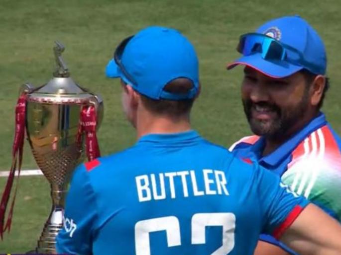 IND vs ENG 1st ODI England won toss and opted to bat Yashasvi Jaiswal and Harshit Rana ODI debuts Virat Kohli Not Playing 11 Due To Injury | IND vs ENG 1st ODI : यशस्वीसह हर्षितला वनडे पदार्पणाची संधी; विराट प्लेइंग इलेव्हनमधून 'आउट'