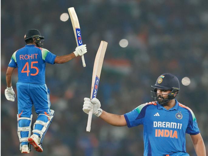 IND vs ENG 2nd ODI Rohit Sharma slams 76 ball hundred vs England ends 16 month century drought in ODIs 5th Time He Celebrete Century With SIX | अबतक ३२! १६ महिन्यांनी संपला 'शतकी' दुष्काळ; रोहितनं पाचव्यांदा सिक्सर मारत साजरी केली सेंच्युरी!