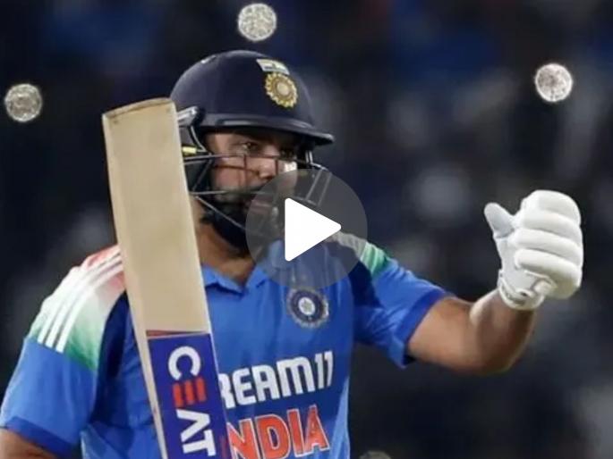 India vs England 2nd ODI Rohit Sharma Angry On DJ During Batting In Cuttack Video Goes Viral | 'डीजे वाले बाबू'मुळे चढला रोहितचा पारा; हिटमॅनमध्ये दिसला 'अँग्रीमॅन'चा अवतार (VIDEO)