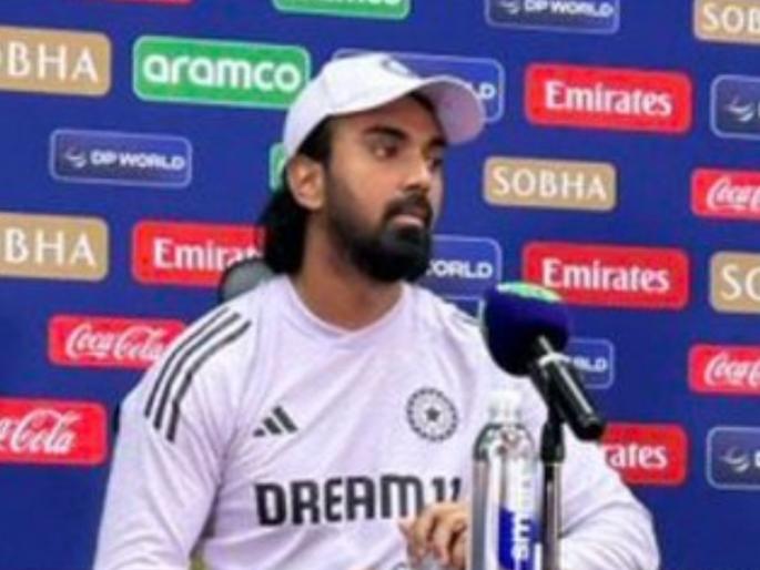 ICC Champions Trophy 2025 IND vs NZ KL Rahul Press Conference He Says As far as fitness is concerned no one will miss the New Zealand Game | लोकेश राहुल स्पष्टच बोलला; टीम इंडियाच्या ताफ्यासंदर्भात जे ऐकायला मिळतंय त्या सर्व 'अफवा'