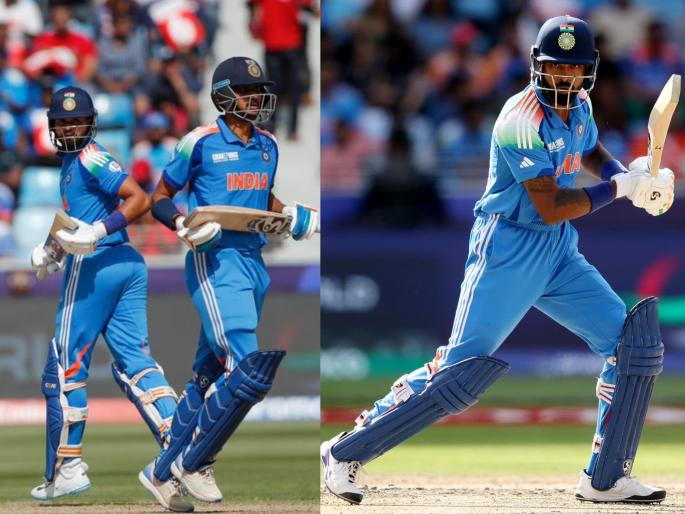 Champions Trophy 2025 IND vs NZ After Shreyas Iyer Hardik Pandya 45 Runs New Zealand Henry picks five wickets to restrict India to 249 Runs | IND vs NZ : अय्यरच्या फिफ्टीनंतर अखेरच्या षटकात पांड्याची फटकेबाजी; किवींसमोर २५० धावांचं टार्गेट