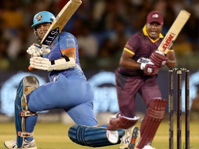 Sachin Tendulkar Lead India Masters vs Brian Lara West Indies Masters Final International Masters League T20 2025When and where will Play This Match Know the details | IMLT20 Final : सचिन विरुद्ध लारा यांच्यात सामना! कधी अन् कुठं रंगणार फायनल? जाणून घ्या सविस्तर