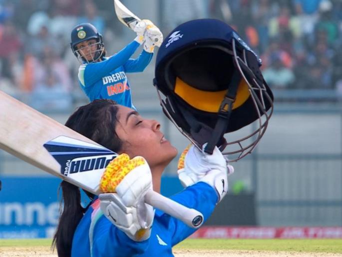 India Women vs West Indies Women 2nd ODI India's Harleen Deol slams her maiden international century See Key stats And Record | हरलीन देओलची पहिली सेंच्युरी; वेस्ट इंडिज विरुद्धच्या वनडेत साकारली अविस्मरणीय खेळी