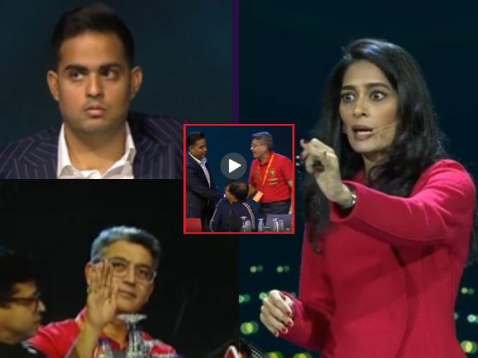 IPL Auction 2025 MI owner Akash Ambani can't hide his happiness after getting Will Jacks RCB surprised With Not Use RTM card Watch Video | असं काय घडलं? Akash Ambani आपली खुर्ची सोडून RCB च्या ऑक्शन टेबलकडे वळले, अन्... (VIDEO)
