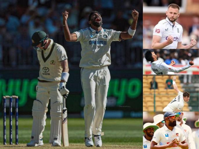 Year Ender 2024 Jasprit Bumrah Including Top 5 Bowlers Takes Most Test Wickets In 2024 | Year Ender 2024 : बुमराह जैसा कोई नहीं; कसोटीत सर्वाधिक विकेट्स घेणारे ५ गोलंदाज