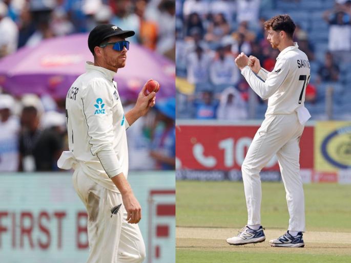 India vs New Zealand, 2nd Test Mitchell Santner Claims Career Best Figures With First Five wicket haul First India's batting collapse in Pune Test | टीम इंडियाविरुद्ध सर्वोत्तम कामगिरी; Mitchell Santner च्या नावे झाला हा खास रेकॉर्ड