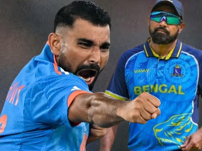 Vijay Hazare Trophy Bengal's Mohammed Shami Picked up Three Wickets against Haryana Sends Stern Message to BCCI Selectors Ahead of Champions Trophy 2025 | 'नॉट ओन्ली फिट; आय एम सुपरहिट'! चॅम्पियन्स ट्रॉफीआधी शमीचा जलवा; कुणी तरी BCCI ला कळवा