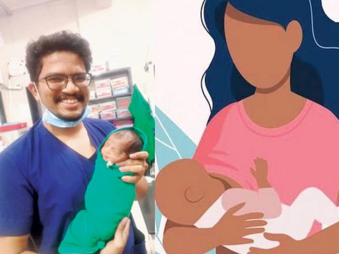 The doctor fed the 1.5 kg baby; The baby who was constantly crying became completely calm | दीड किलोच्या बाळाला डॉक्टरांनी केले फीडिंग; सतत रडणारे बाळ झाले एकदम शांत The doctor fed the 1.5 kg baby; The baby who was constantly crying became completely calm | दीड किलोच्या बाळाला डॉक्टरांनी केले फीडिंग; सतत रडणारे बाळ झाले एकदम शांत