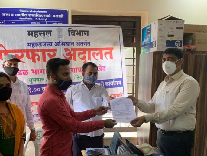 3 thousand 269 entries were issued in a single day in the Ferfar court | फेरफार अदालतीत एकाच दिवसात ३ हजार २६९ नोंदी निकाली; ६ महिन्यांत १ लाख ५५ हजार नोंदी पूर्ण 3 thousand 269 entries were issued in a single day in the Ferfar court | फेरफार अदालतीत एकाच दिवसात ३ हजार २६९ नोंदी निकाली; ६ महिन्यांत १ लाख ५५ हजार नोंदी पूर्ण