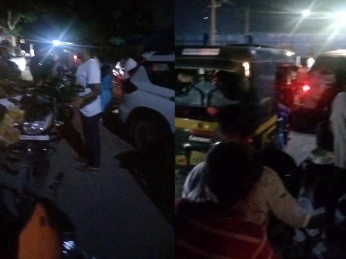 Traffic jam at Kalmana Gate due to train engine, many people were stranded | रेल्वे इंजिनमुळे कळमना गेटवर ट्रॅफिक जाम, अनेकजण ताटकळले