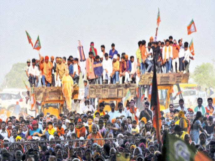 Social engineering of SP-Congress increased BJP's tension, 41 seats in last three phases in Uttar Pradesh | सपा-काॅंग्रेसच्या साेशल इंजिनीअरिंगने वाढविले भाजपचे टेन्शन, उत्तर प्रदेशमध्ये अखेरच्या तीन टप्प्यात ४१ जागा