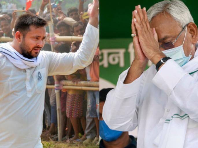 The dice turned! BJP left behind by RJD; The result of 14 seats is in hand | Bihar Assembly Election Result : फासा पलटला! भाजपाला राजदने टाकले मागे; 14 जागांचाच निकाल हाती The dice turned! BJP left behind by RJD; The result of 14 seats is in hand | Bihar Assembly Election Result : फासा पलटला! भाजपाला राजदने टाकले मागे; 14 जागांचाच निकाल हाती