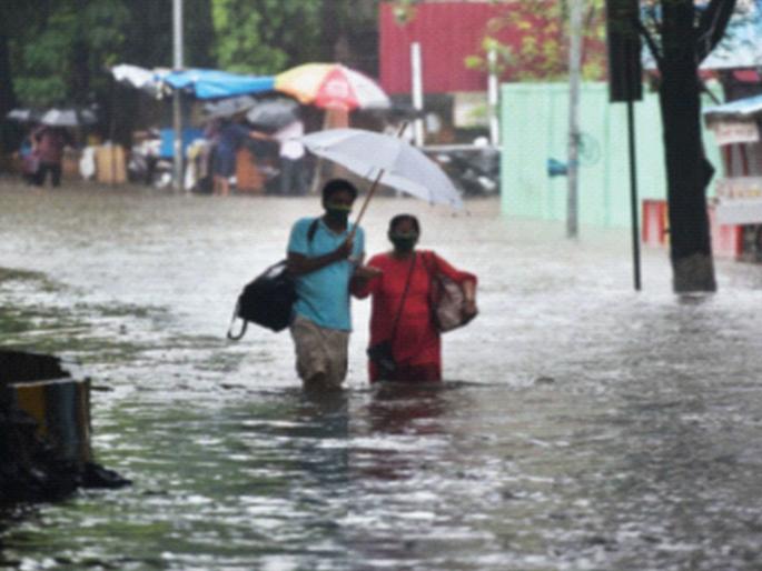 Warning of heavy rain for next two days in Navi Mumbai, Raigad, Palghar | नवी मुंबई, रायगड, पालघरला पुढील दोन दिवस मुसळधार पावसाचा इशारा Warning of heavy rain for next two days in Navi Mumbai, Raigad, Palghar | नवी मुंबई, रायगड, पालघरला पुढील दोन दिवस मुसळधार पावसाचा इशारा