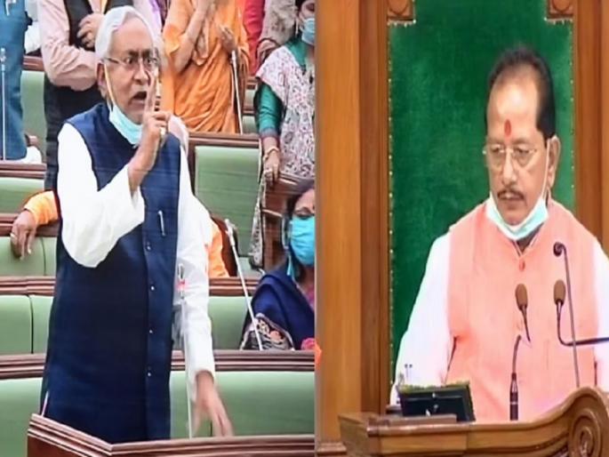 In the BJP government despite being beaten; The CM-Assembly debate heated up politics in Patana | मार खाऊनही भाजपा सरकारमध्येच; मुख्यमंत्री-विधानसभाध्यक्ष वादाने राजकारण तापले In the BJP government despite being beaten; The CM-Assembly debate heated up politics in Patana | मार खाऊनही भाजपा सरकारमध्येच; मुख्यमंत्री-विधानसभाध्यक्ष वादाने राजकारण तापले