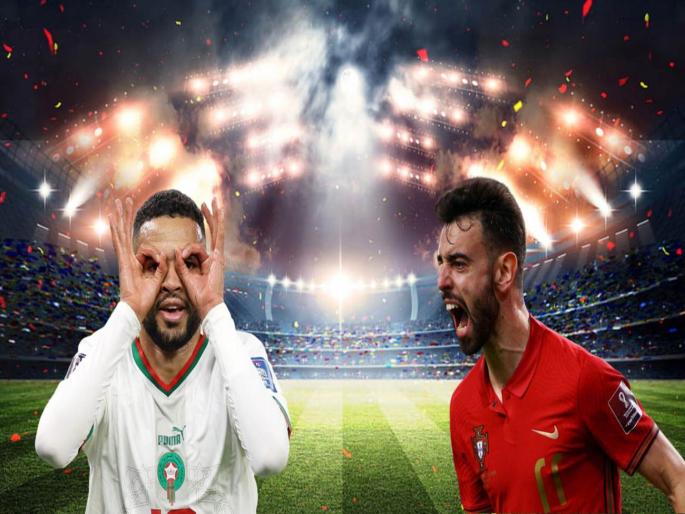 FIFA: Big match between the powerful teams today; Morocco's tough challenge against Portugal | FIFA: बलाढ्य संघांमध्ये आज रंगणार महामुकाबला; पोर्तुगालपुढे मोरोक्कोचे कडवे आव्हान FIFA: Big match between the powerful teams today; Morocco's tough challenge against Portugal | FIFA: बलाढ्य संघांमध्ये आज रंगणार महामुकाबला; पोर्तुगालपुढे मोरोक्कोचे कडवे आव्हान