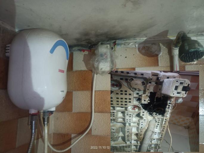 Thane: Washing machine fire in Kalva house, one injured | Thane: कळव्यातील घरात वॉशिंग मशिनला आग, एक जखमी Thane: Washing machine fire in Kalva house, one injured | Thane: कळव्यातील घरात वॉशिंग मशिनला आग, एक जखमी