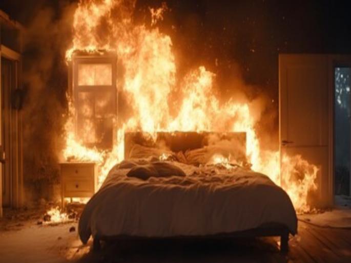 One died in a fire in a hotel room after falling asleep after drinking alcohol, incident in Somwarpet | दारू पिऊन झोपला; हाॅटेलमधील खोलीत लागलेल्या आगीत एकाचा मृत्यू, सोमवार पेठेतील घटना