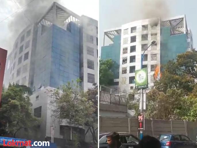 pune fire news massive fire breaks out at Jagtap Chowk in Wanwadi | वानवडीत सेक्रेड वर्ल्ड इमारतीला भीषण आग; सात मजले जळून खाक pune fire news massive fire breaks out at Jagtap Chowk in Wanwadi | वानवडीत सेक्रेड वर्ल्ड इमारतीला भीषण आग; सात मजले जळून खाक