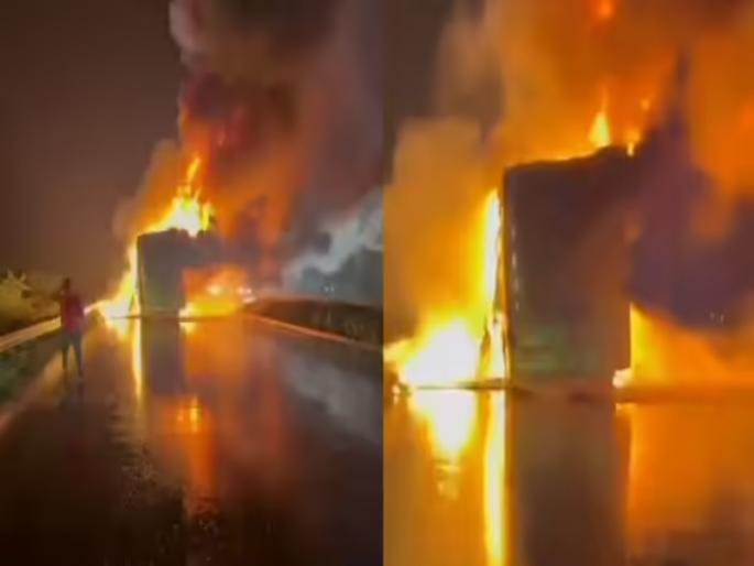 Bike stuck under bus, fire breaks out, doors open... 20 passengers burn to death! What exactly happened? | बसखाली बाईक अडकली, आग उसळली, दरवाजे उघडेनात... २० प्रवाशांचा जळून मृत्यू! नेमकं काय घडलं?