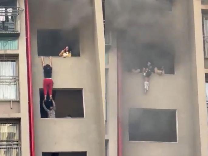 Heartbreaking...Watching the video Ahmadabad hi rise building fire! Multi-storey building catches fire, desperate efforts to save children | काळीज हेलावेल...Video पाहून! बहुमजली इमारतीला आग लागली, मुलांना वाचविण्याचा आटोकाट प्रयत्न Heartbreaking...Watching the video Ahmadabad hi rise building fire! Multi-storey building catches fire, desperate efforts to save children | काळीज हेलावेल...Video पाहून! बहुमजली इमारतीला आग लागली, मुलांना वाचविण्याचा आटोकाट प्रयत्न