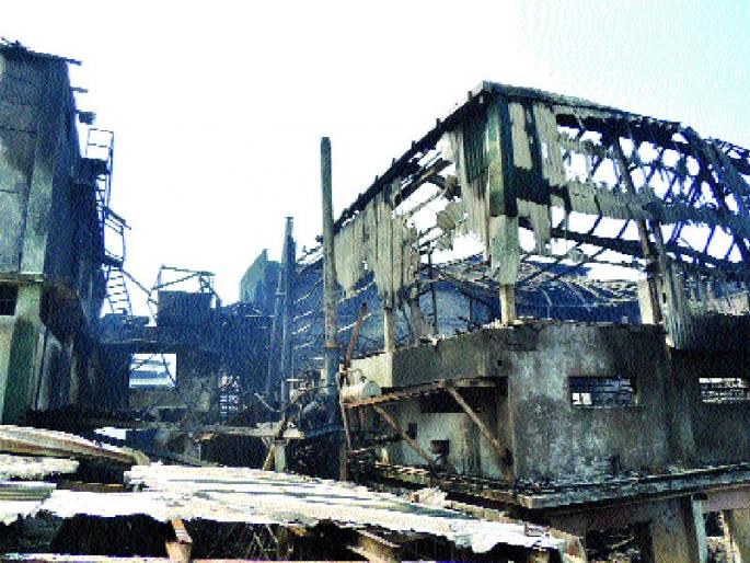 Fire to Mohini Organics due to incomplete devices | निष्प्रभ उपकरणांमुळे मोहिनी आॅर्गेनिक्सला आग Fire to Mohini Organics due to incomplete devices | निष्प्रभ उपकरणांमुळे मोहिनी आॅर्गेनिक्सला आग