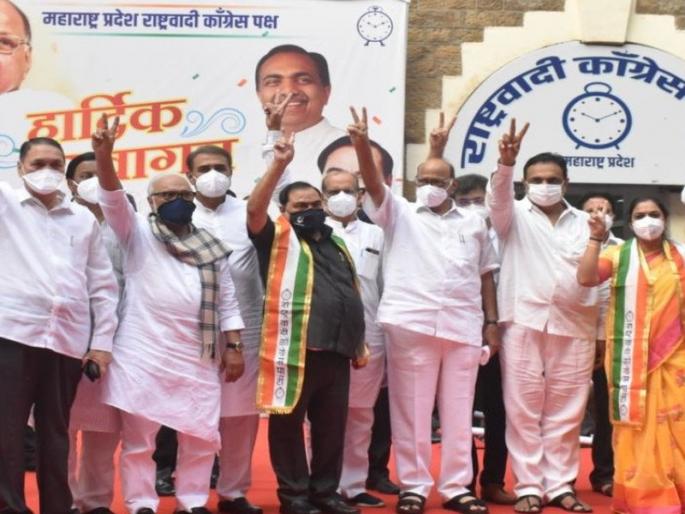 NCP leader Eknath Khadse is likely to get the nomination for the Legislative Council Of Maharashtra | एकनाथ खडसे आमदार होणार?; राष्ट्रवादीकडून विधानपरिषदेची उमेदवारी मिळण्याची शक्यता NCP leader Eknath Khadse is likely to get the nomination for the Legislative Council Of Maharashtra | एकनाथ खडसे आमदार होणार?; राष्ट्रवादीकडून विधानपरिषदेची उमेदवारी मिळण्याची शक्यता