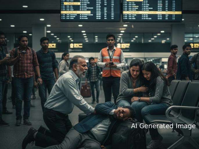 "If only we had gotten help sooner..."; He waited at Lucknow airport and was met with death! | "लगेच मदत मिळाली असती तर.."; लखनौ विमानतळावर वाट बघत राहिले अन् त्यांना मृत्यूनं गाठलं! "If only we had gotten help sooner..."; He waited at Lucknow airport and was met with death! | "लगेच मदत मिळाली असती तर.."; लखनौ विमानतळावर वाट बघत राहिले अन् त्यांना मृत्यूनं गाठलं!