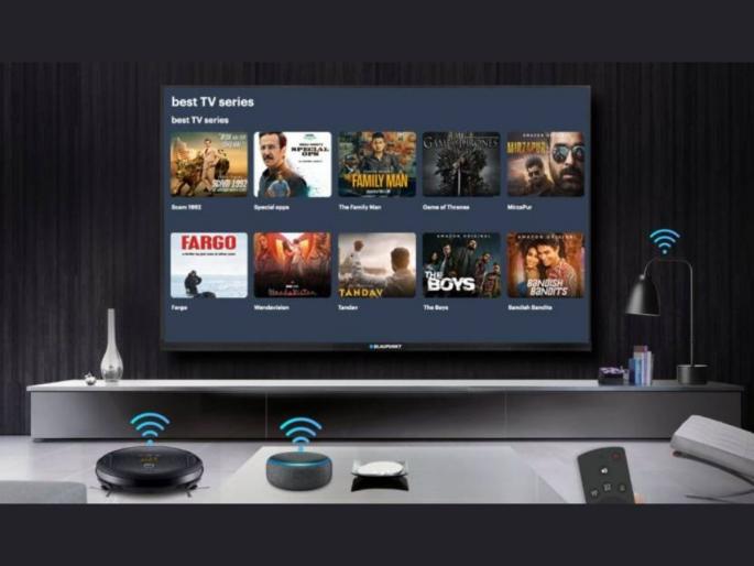 Flipkart Big Saving Days Sale First Day Offers Buy 42inch Blaupunkt Smart Tv In Rs 7749 Instead Of Rs 29999  | Flipkart Sale: 8 हजारांपेक्षा कमी किंमतीत 30 हजारांची Smart TV; पुन्हा मिळणार नाही अशी ऑफर  Flipkart Big Saving Days Sale First Day Offers Buy 42inch Blaupunkt Smart Tv In Rs 7749 Instead Of Rs 29999  | Flipkart Sale: 8 हजारांपेक्षा कमी किंमतीत 30 हजारांची Smart TV; पुन्हा मिळणार नाही अशी ऑफर