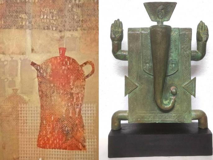 Vision brings together paintings, sculptures and graphic works on a single platform for art lovers | 'व्हीजन'मध्ये एकाच व्यासपीठावर चित्र, शिल्प अन् ग्राफिक कलाकृतींचा मेळाकला रसिकांसाठी पर्वणी