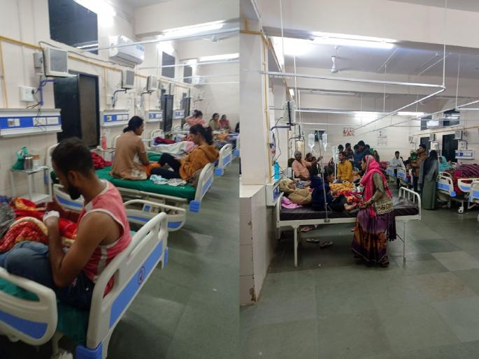 over 60 people fall ill by food poisoning at an engagement program in Achalpur | अचलपुरात साखरपुड्याच्या जेवणातून नागरिकांना विषबाधा; ६०च्या वर रुग्ण उपजिल्हा रुग्णालयात दाखल over 60 people fall ill by food poisoning at an engagement program in Achalpur | अचलपुरात साखरपुड्याच्या जेवणातून नागरिकांना विषबाधा; ६०च्या वर रुग्ण उपजिल्हा रुग्णालयात दाखल