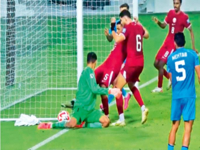 Football World Cup Qualifiers; Investigate 'That' Controversial Goal! Demand of Football Federation of India | विश्वचषक पात्रता स्पर्धा; ‘त्या’ वादग्रस्त गोलची चौकशी करा! भारतीय फुटबॉल महासंघाची मागणी Football World Cup Qualifiers; Investigate 'That' Controversial Goal! Demand of Football Federation of India | विश्वचषक पात्रता स्पर्धा; ‘त्या’ वादग्रस्त गोलची चौकशी करा! भारतीय फुटबॉल महासंघाची मागणी