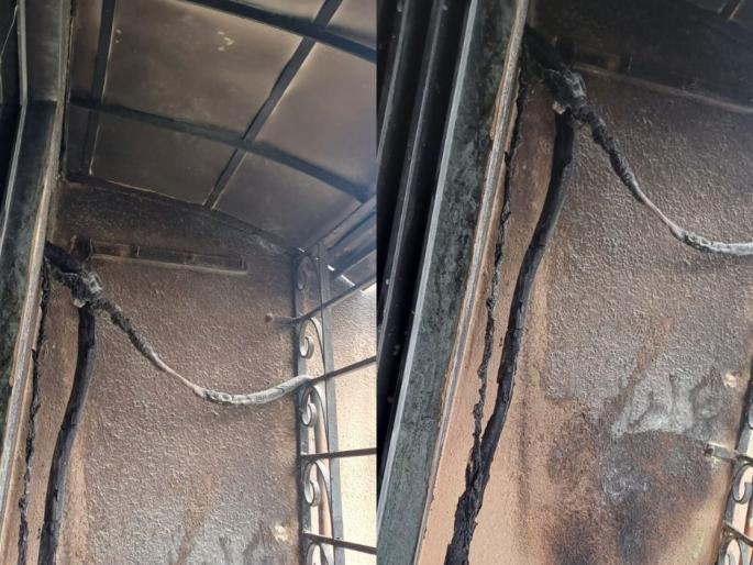 Major Fire Averted: Rocket Firecracker Causes Blaze at Former Mumbai Deputy Mayor Arun Deo's Andheri Flat | Mumbai Fire: माजी उपमहापौर अरुण देव यांच्या अंधेरी येथील घराला आग Major Fire Averted: Rocket Firecracker Causes Blaze at Former Mumbai Deputy Mayor Arun Deo's Andheri Flat | Mumbai Fire: माजी उपमहापौर अरुण देव यांच्या अंधेरी येथील घराला आग