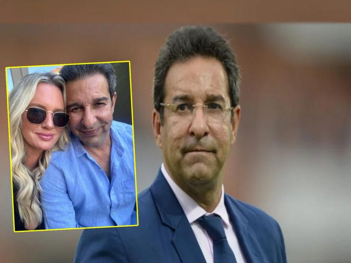 Former Pakistan cricket team player Wasim Akram expressed his anger over the fan's comment  | "तुझी बायको खूप हॉट दिसते", चाहत्याची कमेंट; अक्रम संतापला, म्हणाला, "मला तुझ्या आई-वडिलांना..."