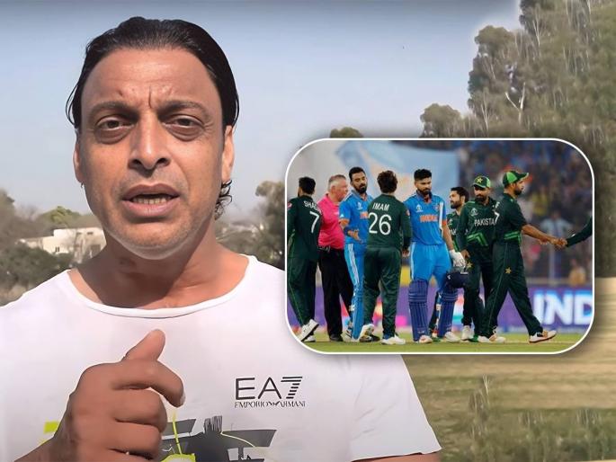 Former Pakistan player Shoaib Akhtar praised Rohit Sharma with Team India after India's big win in IND vs PAK match in ICC ODI World Cup 2023  | IND vs PAK : "भारत ने पाकिस्तान को बच्चों की तरह मारा", शोएब अख्तरची संतप्त प्रतिक्रिया