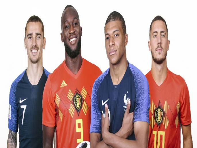 FIFA Football World cup Semi final: Can belgium cross French barrier? | FIFA Football World cup Semi final : फ्रान्सचा अडथळा बेल्जियम पार करणार, की...?  FIFA Football World cup Semi final: Can belgium cross French barrier? | FIFA Football World cup Semi final : फ्रान्सचा अडथळा बेल्जियम पार करणार, की...?