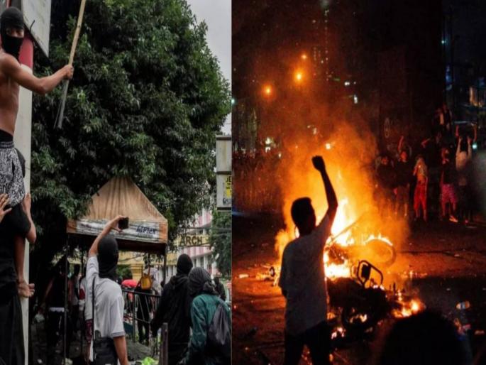 Gen Z rages in France Riots against DINA in Lima, stone-throwing and clashes with police | France Gen-Z Protest: फ्रान्समध्ये Gen- Z चा संताप! लिमामध्ये DINA विरोधात बंड, दगडफेक आणि पोलिसांशी झटापट Gen Z rages in France Riots against DINA in Lima, stone-throwing and clashes with police | France Gen-Z Protest: फ्रान्समध्ये Gen- Z चा संताप! लिमामध्ये DINA विरोधात बंड, दगडफेक आणि पोलिसांशी झटापट