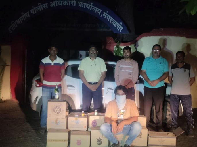 Police action on illegal liquor case in washim | अवैध दारु वाहतुकप्रकरणी ४.१० लाखांचा मुददेमाल जप्त! Police action on illegal liquor case in washim | अवैध दारु वाहतुकप्रकरणी ४.१० लाखांचा मुददेमाल जप्त!