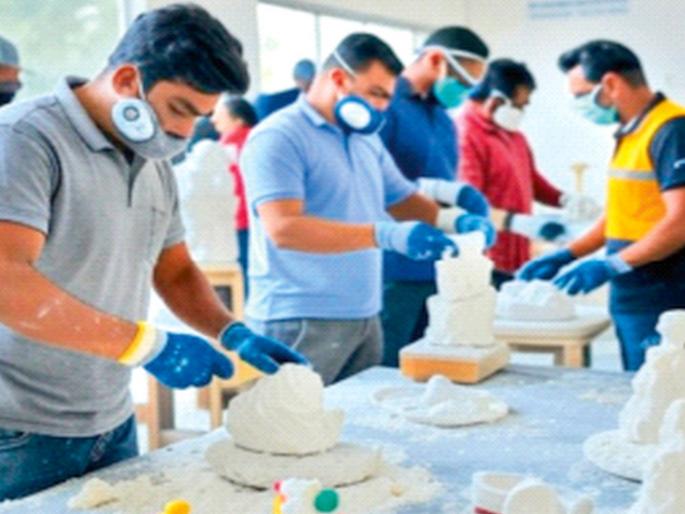 POP materials will be decomposed and recycled quickly; Government appoints committee, will submit report in 6 months | पीओपी सामग्रीचे होणार जलद विघटन, पुनर्वापर; सरकारने नेमली समिती, ६ महिन्यांत देणार अहवाल POP materials will be decomposed and recycled quickly; Government appoints committee, will submit report in 6 months | पीओपी सामग्रीचे होणार जलद विघटन, पुनर्वापर; सरकारने नेमली समिती, ६ महिन्यांत देणार अहवाल