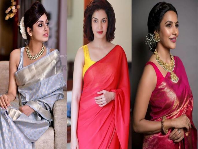How to Style Sleeveless Blouse : How to make arms slimmer in sleeveless blouse | How to Style Sleeveless Blouse : गुबगुबीत, जाड हातांमुळे स्लिव्हजलेस ब्लाऊज शोभून दिसत नाही? 5 टिप्स, स्लिव्हजलेसमध्येही स्लिम दिसाल