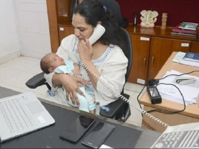 Coronavirus : putting duty before herself gvmc commissioner g srijana resumes work after giving birth-to baby boy rkp | Coronavirus : कर्तव्यनिष्ठा! २२ दिवसांच्या तान्हुल्या बाळासह आयुक्त जी. श्रीजना कर्तव्यावर