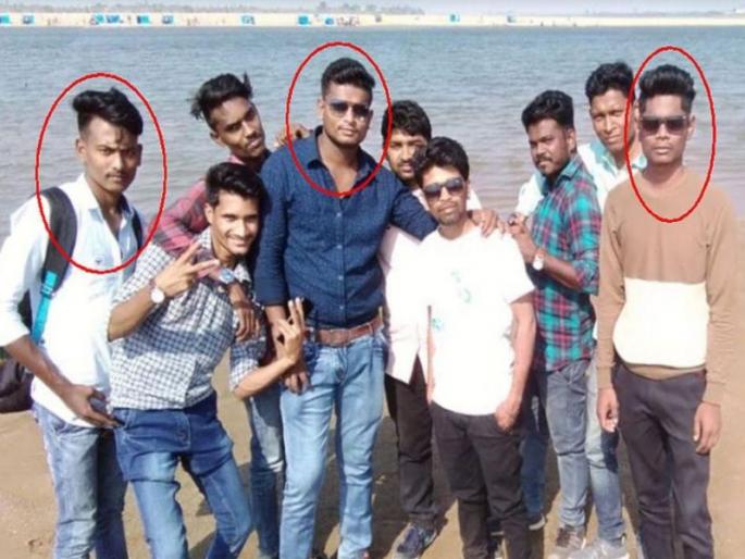 Three youths drowned in Godavari river | गोदावरी नदीपात्रात तीन युवक बुडाले, एका पोलिसाचाही समावेश Three youths drowned in Godavari river | गोदावरी नदीपात्रात तीन युवक बुडाले, एका पोलिसाचाही समावेश