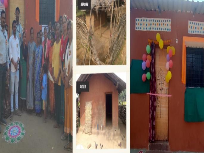 Gadchiroli Villages Replace Kurma Ghar with Safe Rest Houses initiative by Yuva Parivartan And time and talents club | गडचिरोलीत बदलाची नांदी, ‘कुर्मा घरा’ला अलविदा, महिलांसाठी उभं राहिलं सुरक्षित विश्रांती गृह! Gadchiroli Villages Replace Kurma Ghar with Safe Rest Houses initiative by Yuva Parivartan And time and talents club | गडचिरोलीत बदलाची नांदी, ‘कुर्मा घरा’ला अलविदा, महिलांसाठी उभं राहिलं सुरक्षित विश्रांती गृह!