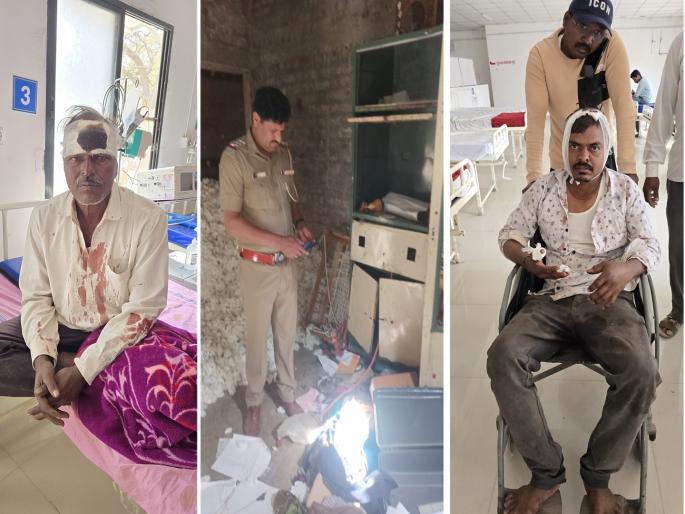 Robbery at Varkhed Shivara in Gangapur; A farmer's family was beaten and robbed of lakhs of rupees | गंगापूरमधील वरखेड शिवारात दरोडा; शेतकरी कुटुंबाला मारहाण करून लाखोंचा ऐवज लुटला Robbery at Varkhed Shivara in Gangapur; A farmer's family was beaten and robbed of lakhs of rupees | गंगापूरमधील वरखेड शिवारात दरोडा; शेतकरी कुटुंबाला मारहाण करून लाखोंचा ऐवज लुटला